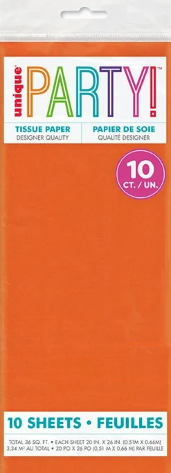 Orange Tissue Paper | 10ct