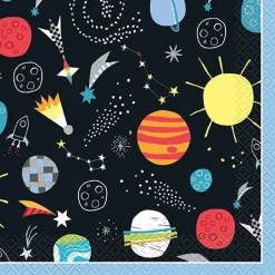 Outer Space Lunch Napkins | 16ct