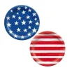 Painted Patriotic Dessert Plates 7" | 50ct