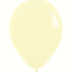 Pastel Yellow Latex Balloon w/ Helium & Hi-Float, 11" | 1 ct