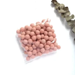 Peach Pompom Garland 6ft | 1ct