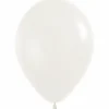 Pearl White Latex Balloon w/ Helium & Hi-Float, 11" | 1 ct