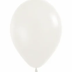 Pearl White Latex Balloon w/ Helium & Hi-Float, 11" | 1 ct