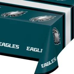 Philadelphia Eagles Plastic Tablecover – NFL Game Day Party Décor | 1ct