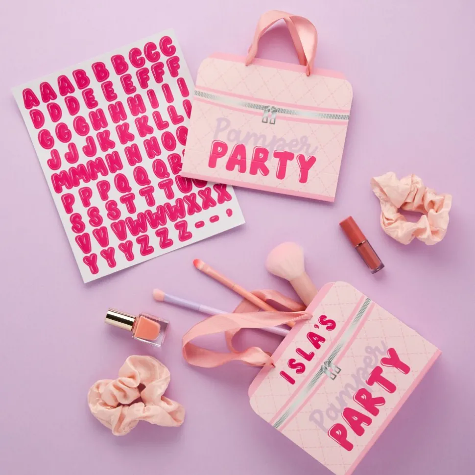 Pink Pamper Party Favor Bags | 5ct