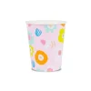 Pink Floral Cups 9oz | 8ct