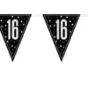 Plastic Prismatic 16th Birthday Flag Banner 9ft | 1ct