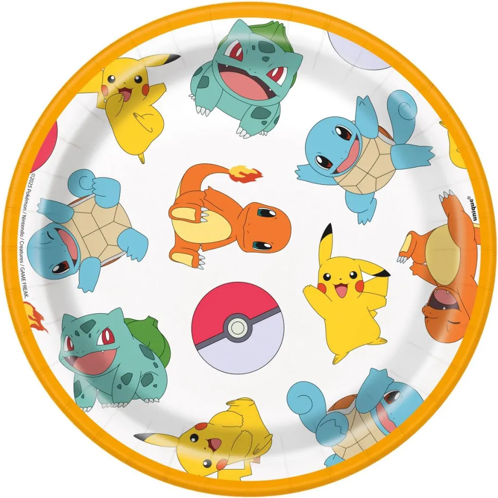 Pokémon Paper Plates 7" | 8ct
