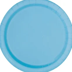 Powder Blue Paper Plates 9" | 50ct