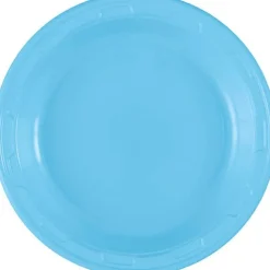 Powder Blue Plastic Plate 7in | 50ct