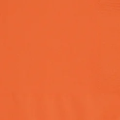 Pumpkin Orange Dinner Napkins | 40ct