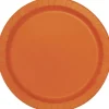 Pumpkin Orange Paper Plate 7in | 50ct