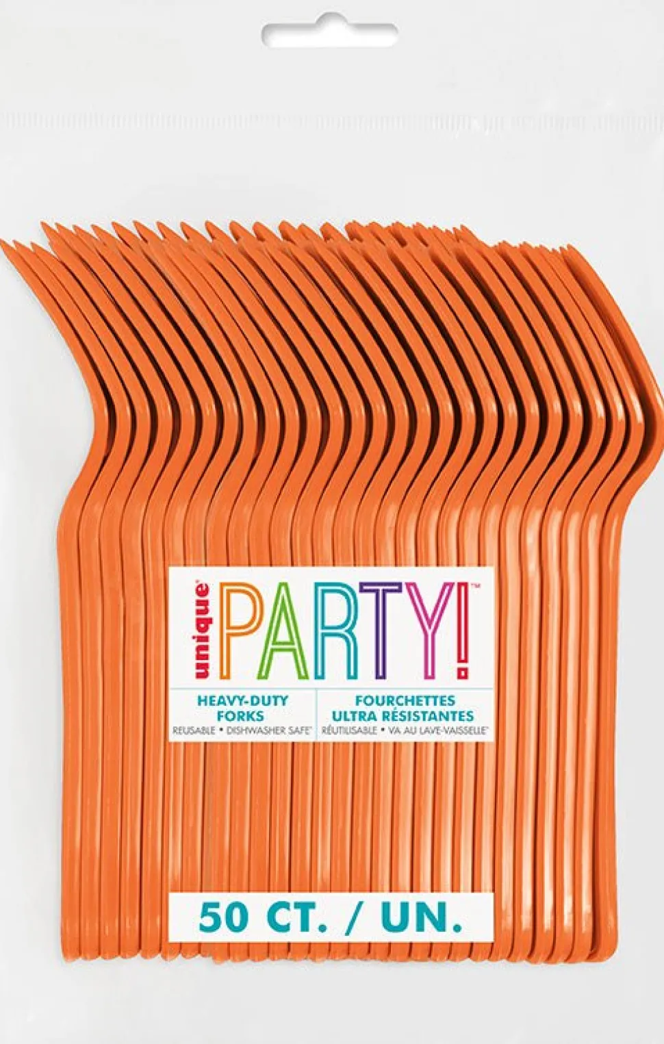 Pumpkin Orange Premium Forks | 50ct