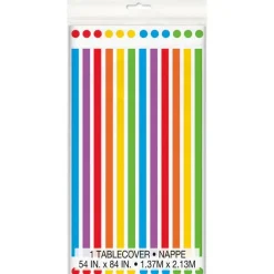 Rainbow Birthday Plastic Tablecover | 1ct