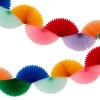 Rainbow Honeycomb Fan Garland | 1ct