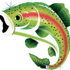 Rainbow Trout Supershape Mylar Balloon | 1ct