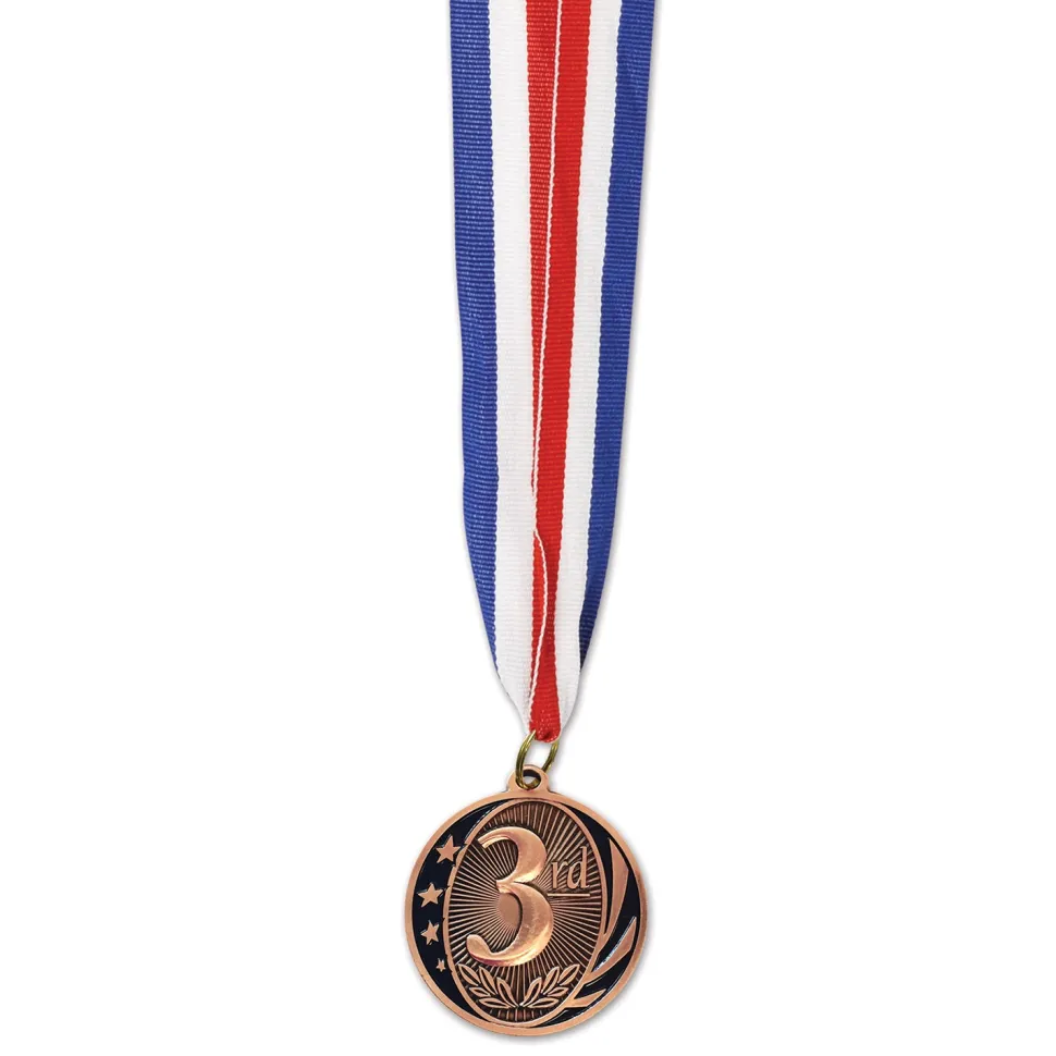3rd Place Medal w/Ribbon | 1ct