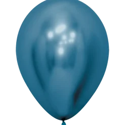 Reflex Blue Latex Balloon w/ Helium & Hi-Float, 11" | 1 ct
