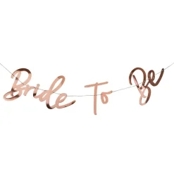 Rose Gold Bride To Be Banner | 1ct