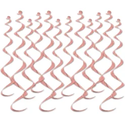 Rose Gold Metallic Whirls | 12ct