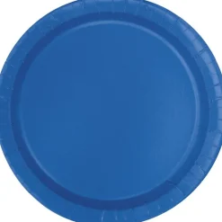 Royal Blue Paper Plates 7" | 50ct