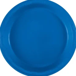 Royal Blue Plastic Plate 10in | 50ct