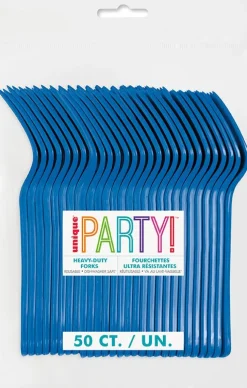 Royal Blue Premium Forks | 50ct