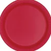 Ruby Red Paper Dinner Plates 9" | 50ct