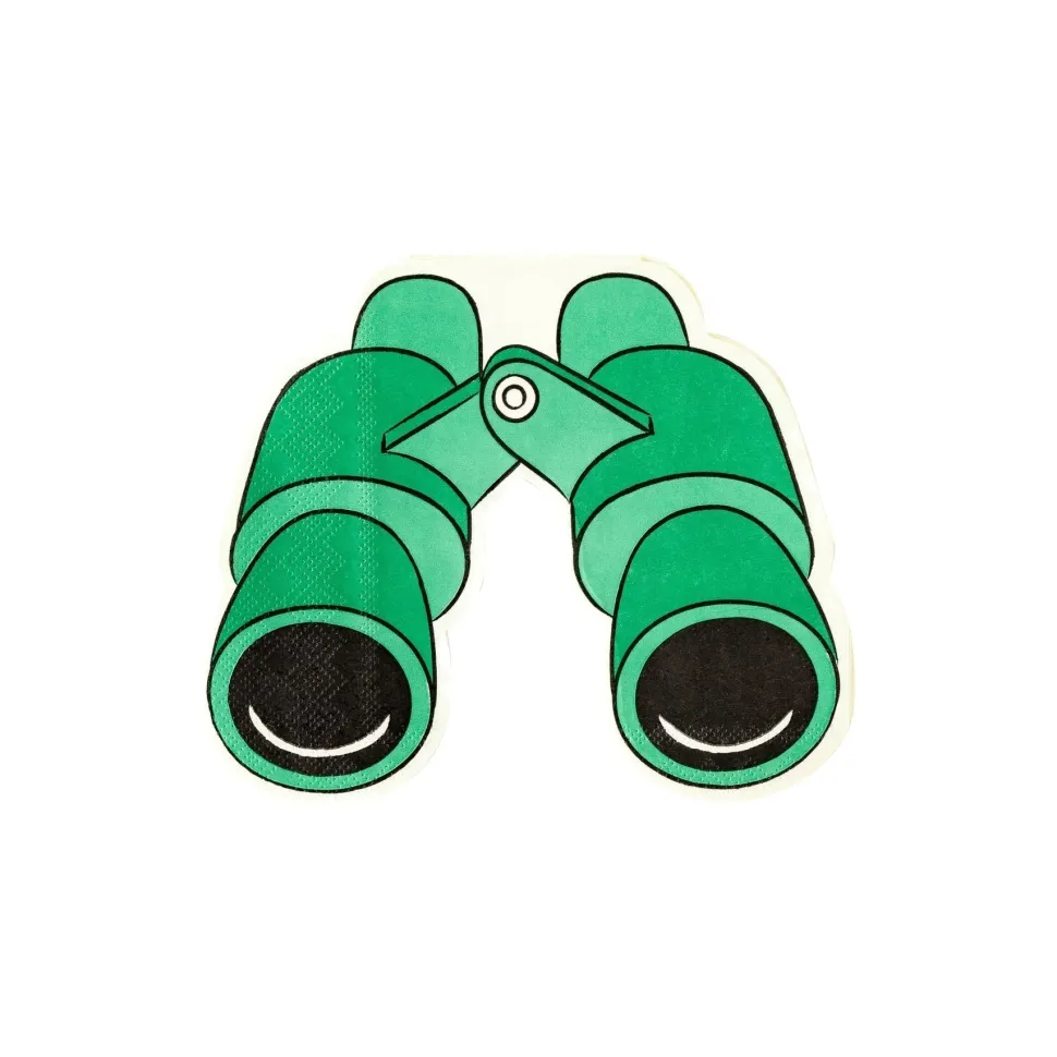 Safari Binoculars Shaped Napkins | 24ct