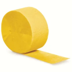 School Bus Yellow Crepe Paper Streamer 81ft | 1ct