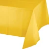 School Bus Yellow Plastic Tablecover 54"x108" | 1ct