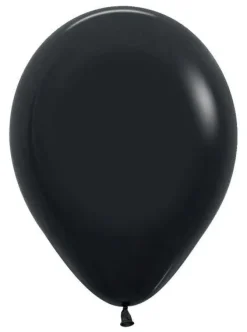 11" Sempertex Latex Balloon Pack, Metallic Black | 100ct