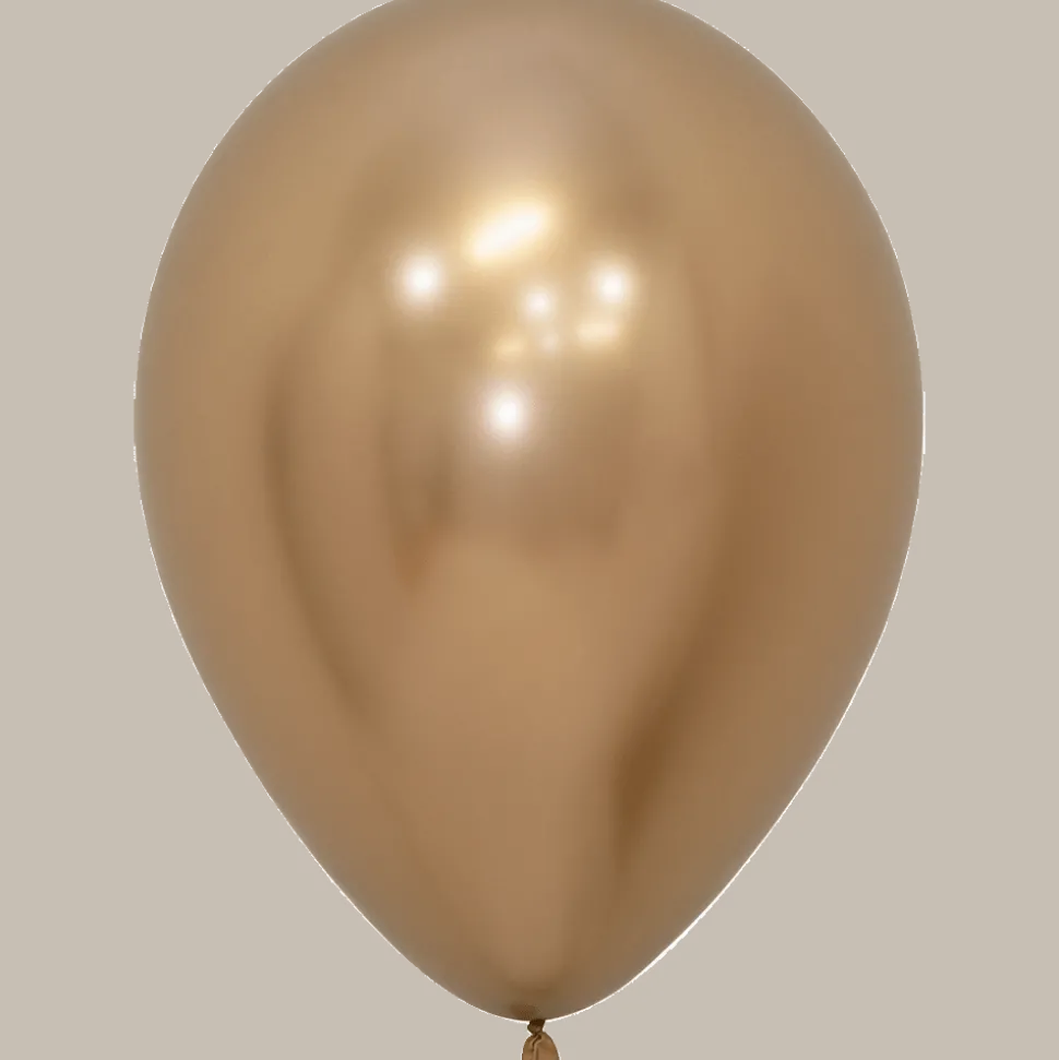 11" Sempertex Latex Balloon Pack, Reflex Gold | 50ct