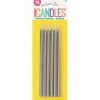Silver Candle 5in | 12ct