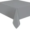 Silver Flannel Back Tablecover 54"x108" | 1ct
