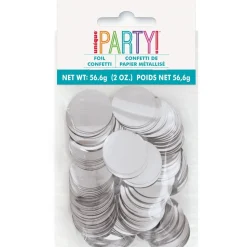 Silver Foil Confetti 2oz | 1ct