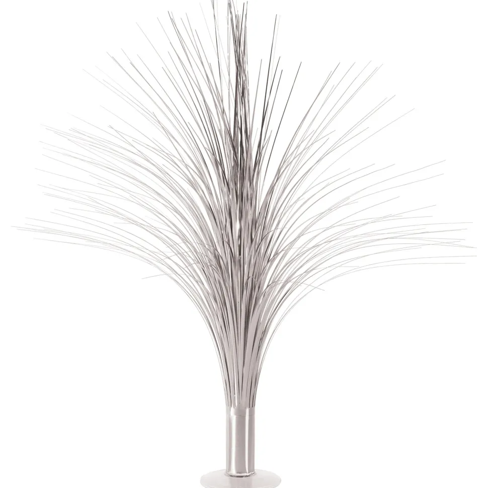Silver Metallic Spray Centerpiece | 1ct