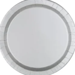 Silver Paper Plates 9" | 50ct