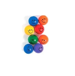 Smiley Face Stress Balls 2" | 8ct