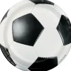 Soccer Ball Shaped Paper Plates 7" | 8ct
