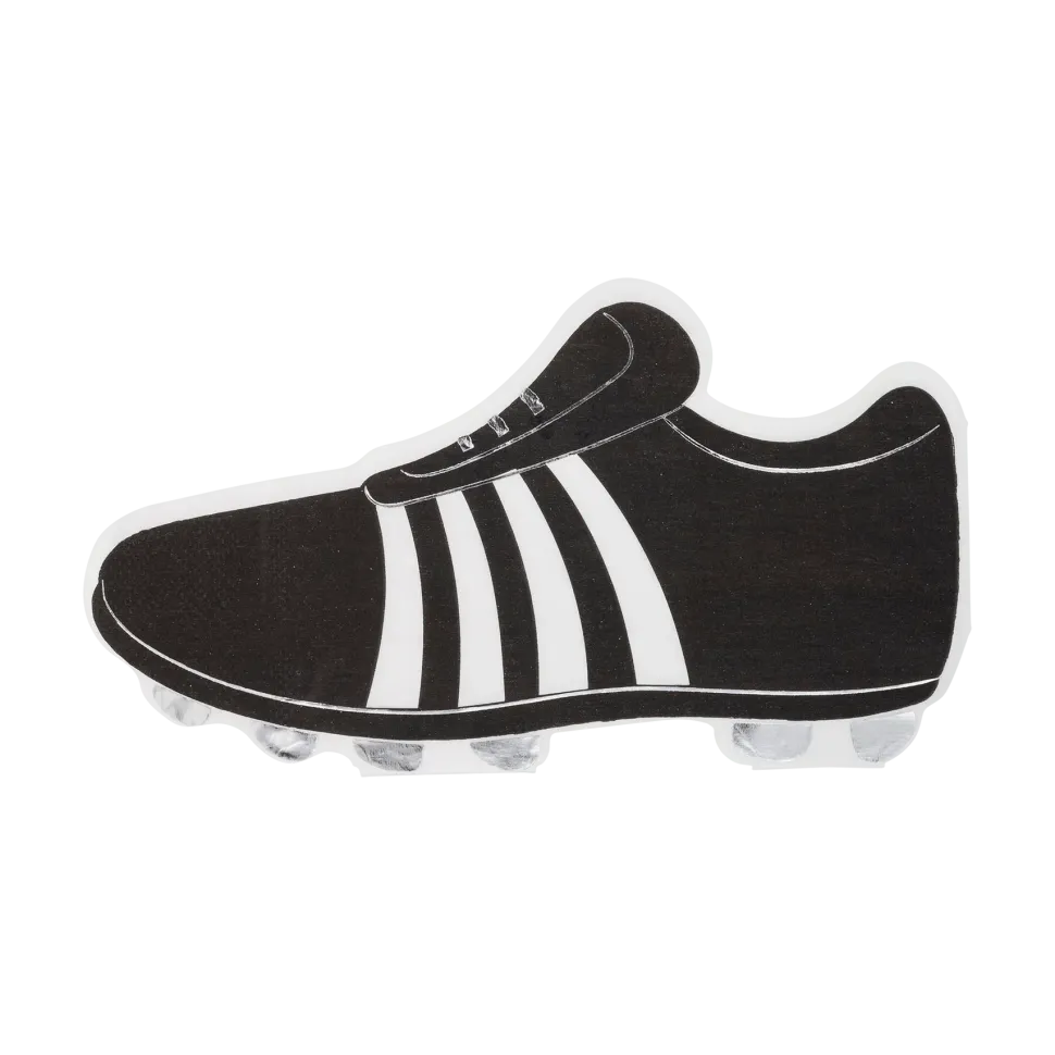 Soccer Shoe Shaped Paper Dinner Napkin | 18 ct
