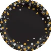 Sparkling Celebration Round Plates, 7" | 8 ct