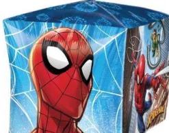 Spider-Man cube foil balloon | 1ct