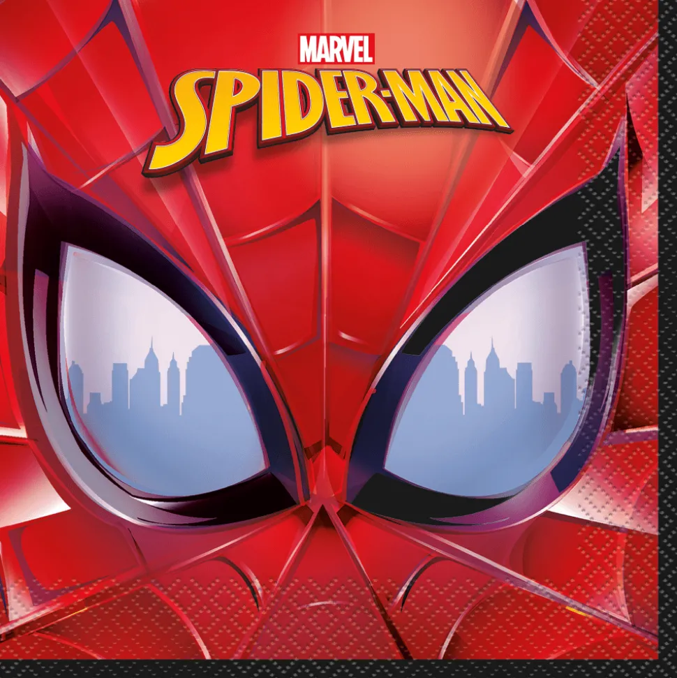 Spiderman lunch napkins | 16ct