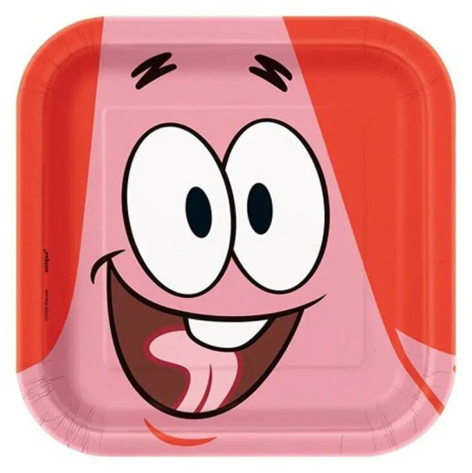 SpongeBob Dessert Plates 7" | 1 ct