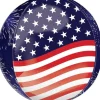Stars & Stripes Fireworks Orbz Balloon | 1ct