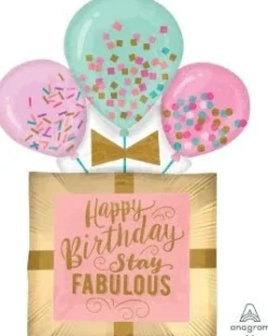 Stay Fabulous Birthday Gift Super Shape Balloon | 1ct