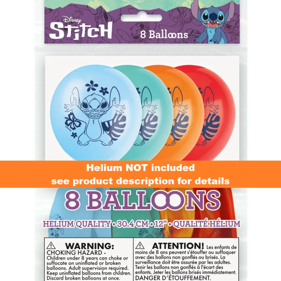 Stitch Latex Balloon Pack 12" | 8ct