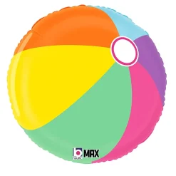 Summer Beach Ball Mylar 18in | 1ct