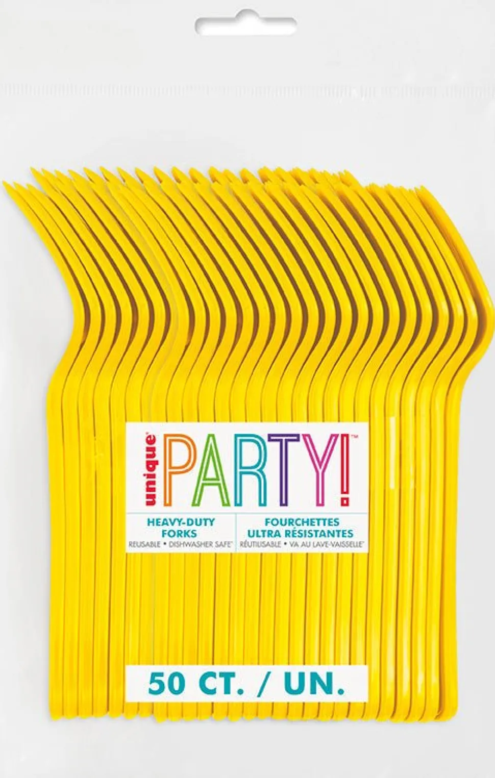 Sunshine Yellow Premium Forks | 50ct